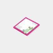 Zakelijk | Waterverf Cactus Post-it® Notes (Schuin)