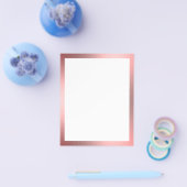 Zakelijk Wit met Roze Rand Blank Flyer (Enkel)