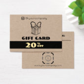 Zakelijke aangepaste cadeau-Kaart Visitekaartje (Bureau)