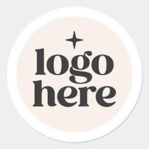 Zakelijke aangepaste ronde Logo Sticker