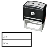 Zakelijke accountantsverklaring en aangepaste teks  zelfinktende stempel (In situ)