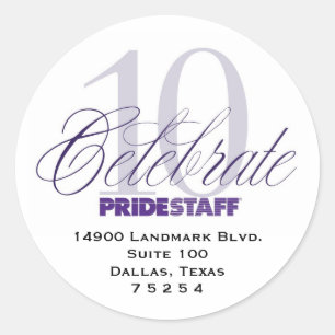 Zakelijke Adresetiketten Ronde Sticker