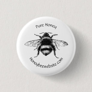 Zakelijke badges - Ontwerp van Honeybee Ronde Button 3,2 Cm