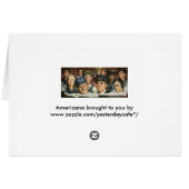 Zakelijke beroepen, vintage patriottisme (Achterkant Horizontaal)