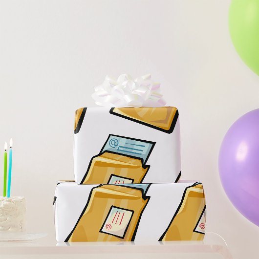 Zakelijke brief cadeaupapier