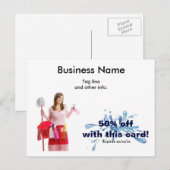 Zakelijke briefkaart reinigen (Voorkant / Achterkant)