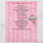 Zakelijke brochure met traan-off Strips (Achterkant)