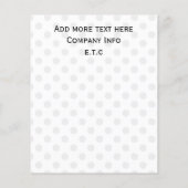 Zakelijke brochures voor leuke rode chic Cupcake (Achterkant)