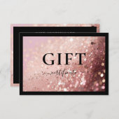 ZAKELIJKE CADEAUBON | GLITTER | (Voorkant / Achterkant)