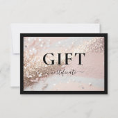 ZAKELIJKE CADEAUBON | GLITTER | (Voorkant)