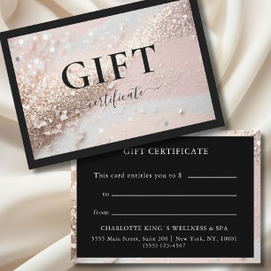 ZAKELIJKE CADEAUBON   GLITTER  