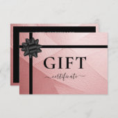 ZAKELIJKE CADEAUBON | Lint | Lichtroze (Voorkant / Achterkant)