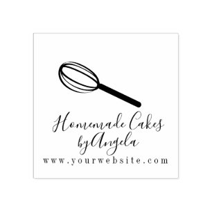 Zakelijke Cake Mixer Whisk Logo Rubberstempel