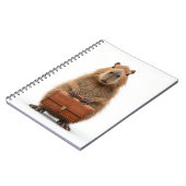 Zakelijke Capybara met aktetas Notitieboek (Linkerzijde)