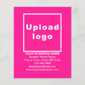 Zakelijke Chanoeka Sale op Pink Flyer (Achterkant)