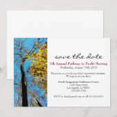 Zakelijke conferentie Corporate Event Invitation Save The Date (Voorkant / Achterkant)