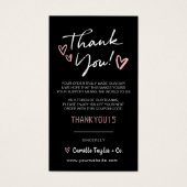 Zakelijke dank en korting | Modern Visitekaartje (Voorkant)