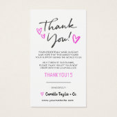 Zakelijke dank en korting | Modern  Visitekaartje (Voorkant)