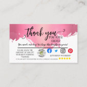 Zakelijke dank Je kunt moderne verpakkingen inslui Aanbevelingskaartje (Voorkant)