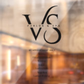 Zakelijke deurclinging raamsticker (Vel 2)