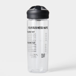 Zakelijke dienstverlening producten prijslijst men waterfles