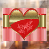 Zakelijke dozen harten venster sticker (Vel 2)