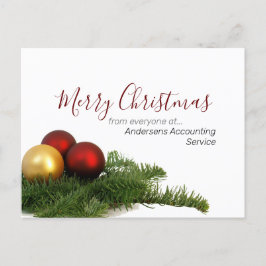 Zakelijke feestdagen voor onze klanten briefkaart