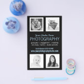 Zakelijke folder voor professionele fotografen flyer (Enkel)