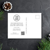 Zakelijke foto Logo QR Code Corporate Christmas Feestdagenkaart