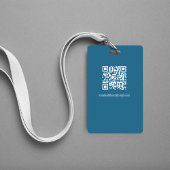 Zakelijke foto QR-code restaurant Badge