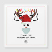 Zakelijke gezondheidszorg Kerstmis Dank u Logo (Voorkant)