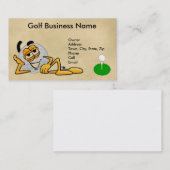 Zakelijke Golfkaart Visitekaartje (Voorkant / Achterkant)