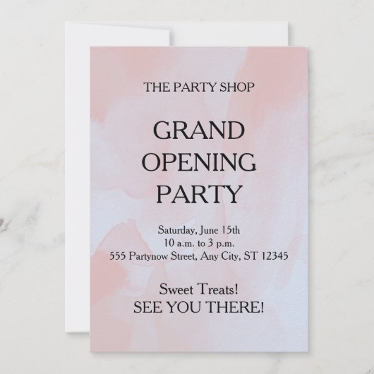 Zakelijke Grote Opening Andere Viering Kaart (Voorkant)