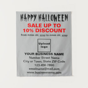 Zakelijke Halloween Sale op Grijze Wandtapijten Wandkleed