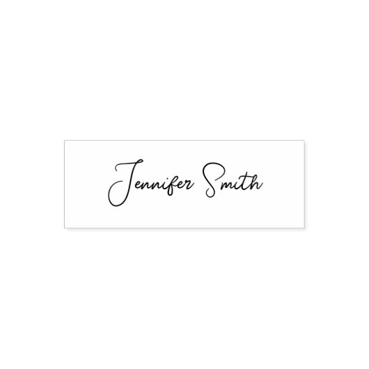 Zakelijke "Handtekening" Elegante Cursieve Script Zelfinktende Stempel (Design)