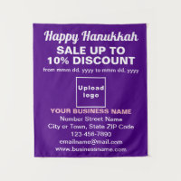 Zakelijke Hanukkah-uitverkoop op Paarse Tapijt
