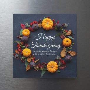 Zakelijke Happy Thanksgiving Pompoen Magnetische K
