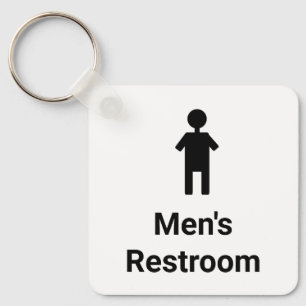 Zakelijke Heren Toilet Sleutel terug naar Suite Wi Sleutelhanger