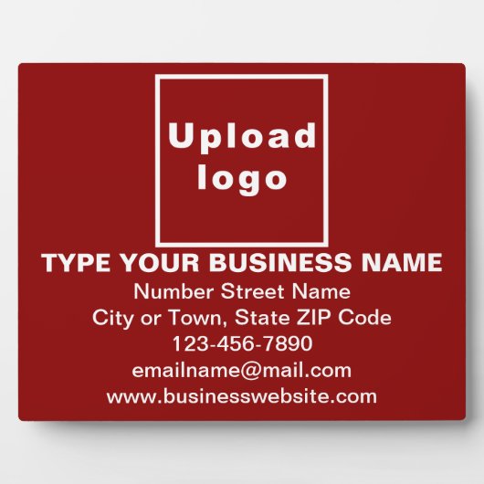 Zakelijke informatie over de rode rechthoekplaat fotoplaat (Voorkant)