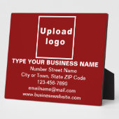 Zakelijke informatie over de rode rechthoekplaat fotoplaat (Zijkant)