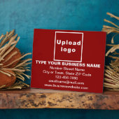 Zakelijke informatie over de rode rechthoekplaat fotoplaat (Zijkant)