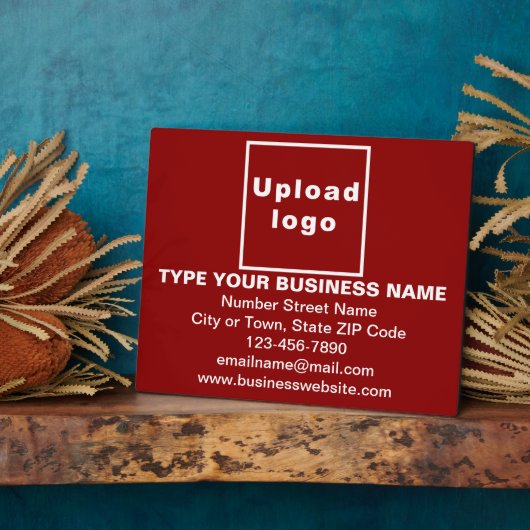 Zakelijke informatie over de rode rechthoekplaat fotoplaat (Zijkant)