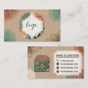 Zakelijke kaart Crafty Brand Visitekaartje