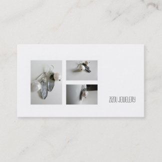 Zakelijke kaart voor juweliers, makers... visitekaartje