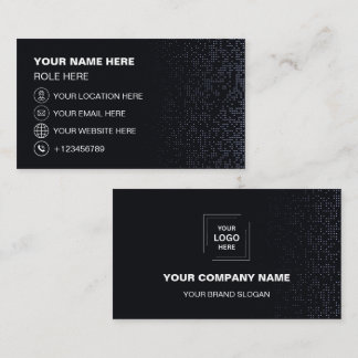 Zakelijke Kaarten Gepersonaliseerd Logo Netwerken Visitekaartje