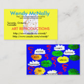 Zakelijke kaarten visitekaartje (Voorkant / Achterkant)