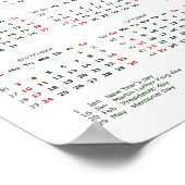 Zakelijke kalender 2023 poster (Hoek)