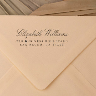 Zakelijke Kantoor   Aangepaste naam Retouradres Rubberstempel