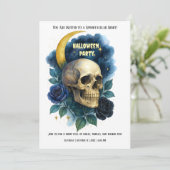 Zakelijke Kantoor Community Halloween Creepy Party Kaart (Staand voorkant)