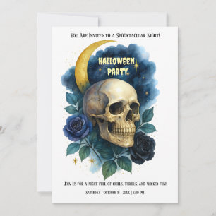 Zakelijke Kantoor Community Halloween Creepy Party Kaart